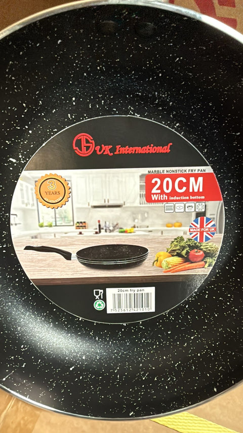 20cm Nonstick Frying Pan – Induction Compatible, Suitable for All Hobs